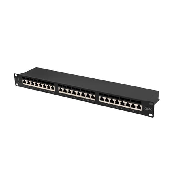 Nätkabel UTP Styv Kategori 6 Lanberg PPSA-1024-B Svart