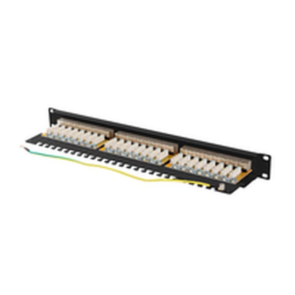 Nätkabel UTP Styv Kategori 6 Lanberg PPSA-1024-B Svart