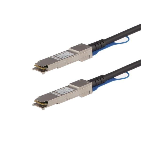 UTP kategoria 6 jäykkä verkkokaapeli Startech QSFP40GPC1M Musta 1 m