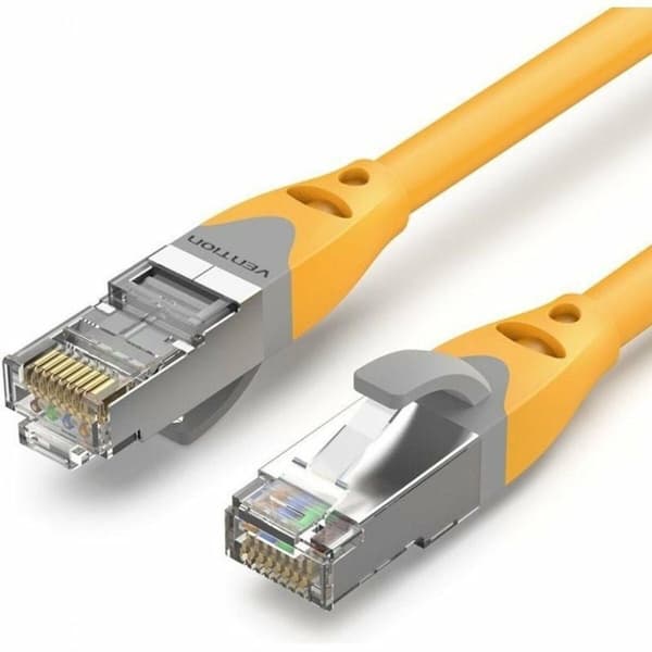 UTP Kategori 6 Rigid Nettverkskabel Vention IBHYL Gul 10 m