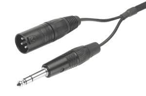 beyerdynamic K 190,40 - 1,5 m kabel til DT 18*/19*/28*/29*-3-pins XLR - 1/4" stereokontakt