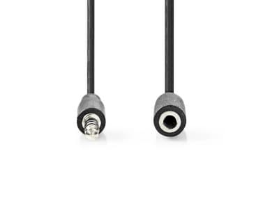 Nedis CAGL22090BK10, 3,5 mm, Hankontakt, 3,5 mm, Honkontakt, 1,5 m, Svart