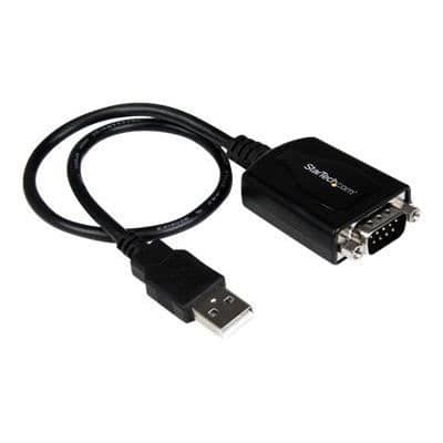 STARTECH USB till DB9 RS232 seriell adapterkabel 30 cm med förvaring av kommunikationsporten - M/M