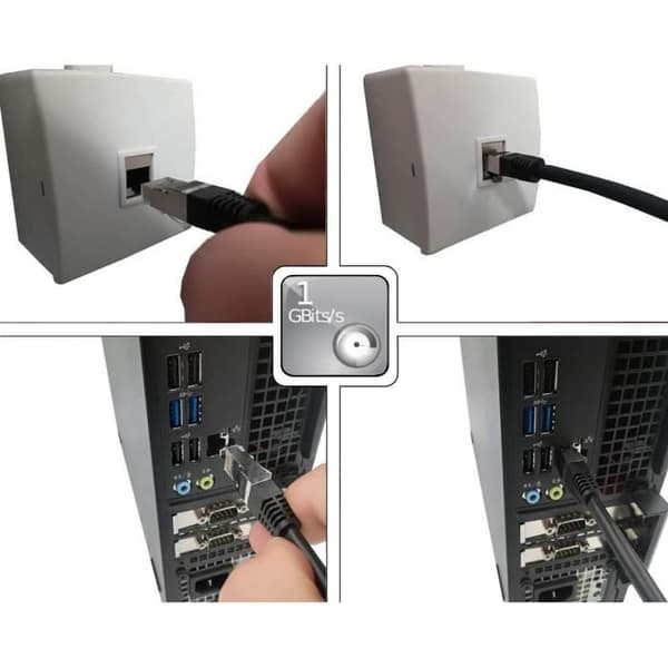 LINEÄR PCJ6FNH RJ45 Cat.6-kabel - 10m