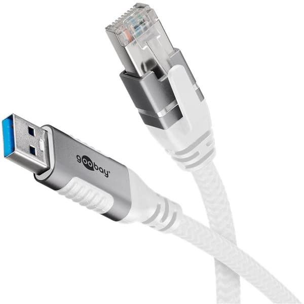 Ethernet-kabel USB-A 3.0 til RJ45, 5 m