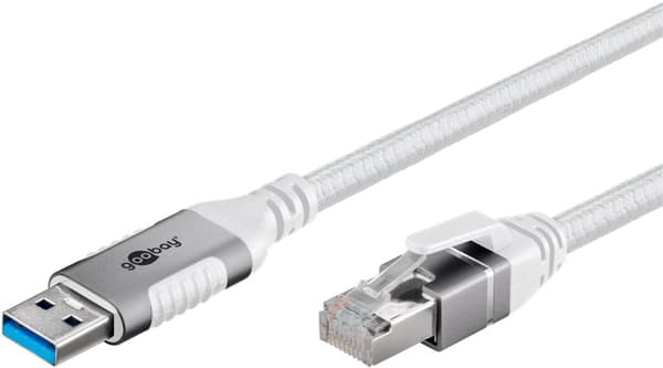 Ethernet-kabel USB-A 3.0 til RJ45, 5 m