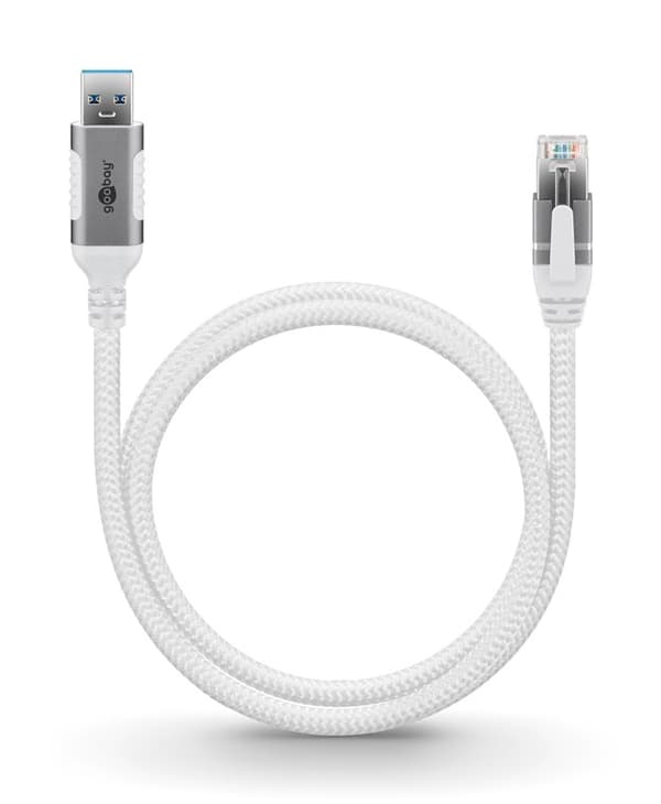 Ethernet-kabel USB-A 3.0 til RJ45, 5 m