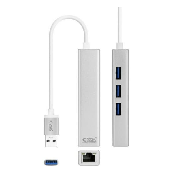 USB 3.0 till Gigabit Ethernet-adapter NANOCABLE 10.03.0403