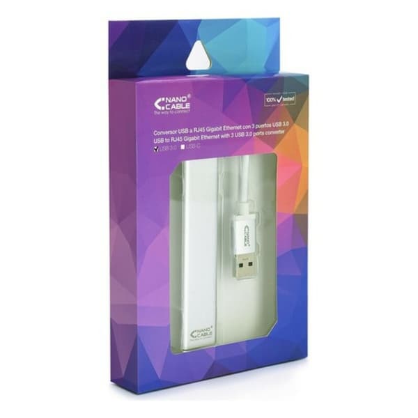 USB 3.0 till Gigabit Ethernet-adapter NANOCABLE 10.03.0403