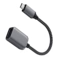Miniatyrbild 2 av 4: USB-C hane till USB 3.0 honadapter Snabb överföring Satechi Silver