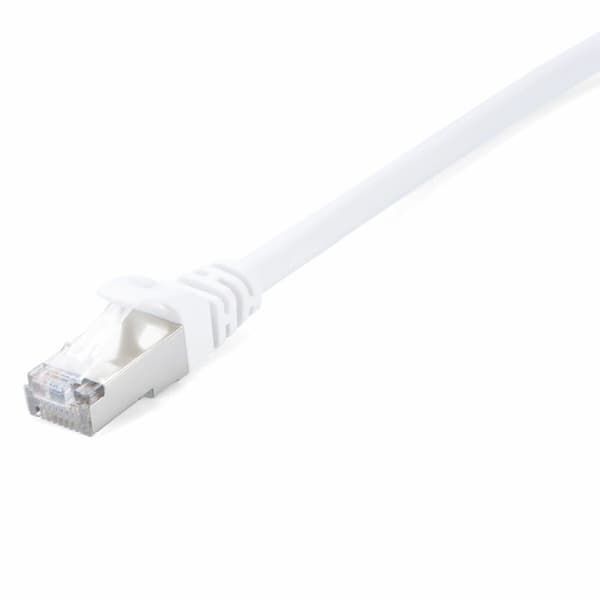 UTP kategori 6 stift netværkskabel V7 V7CAT6STP-03M-WHT-1N Hvid 3 m