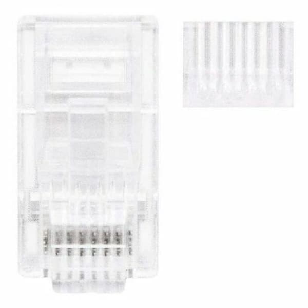 RJ45-stik NANOCABLE 10.21.0201-50 Gennemsigtig