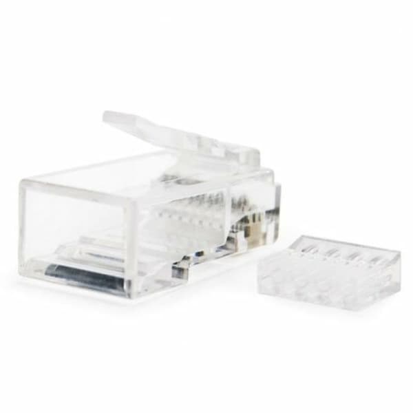 RJ45-stik NANOCABLE 10.21.0201-50 Gennemsigtig