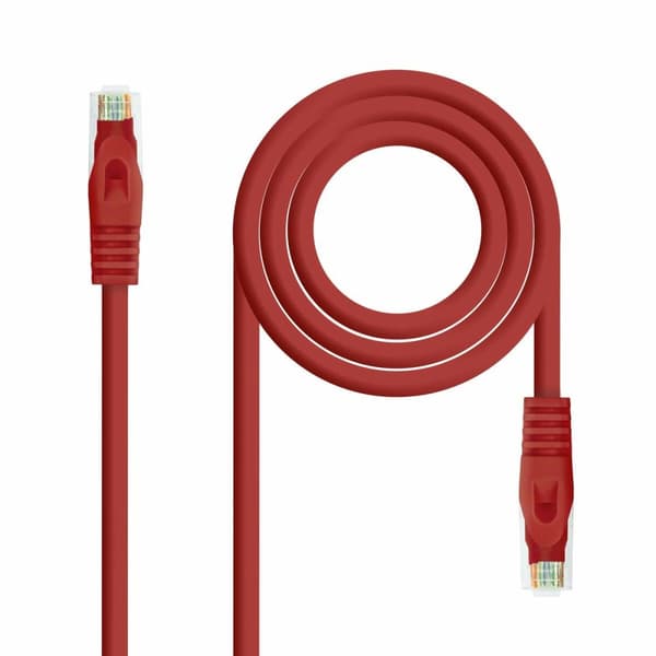 CAT 6a UTP kaapeli NANOCABLE 10.20.1800-R Punainen Harmaa 5 m