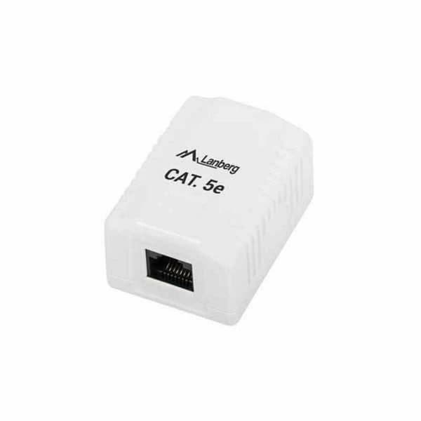 Kontakt RJ45 Kategori 5 UTP Lanberg OU5-0001-W Vit