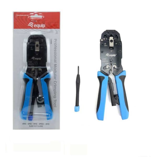 Equip Profesional Rj11/rj12/rj45 Krimpværktøj Blå