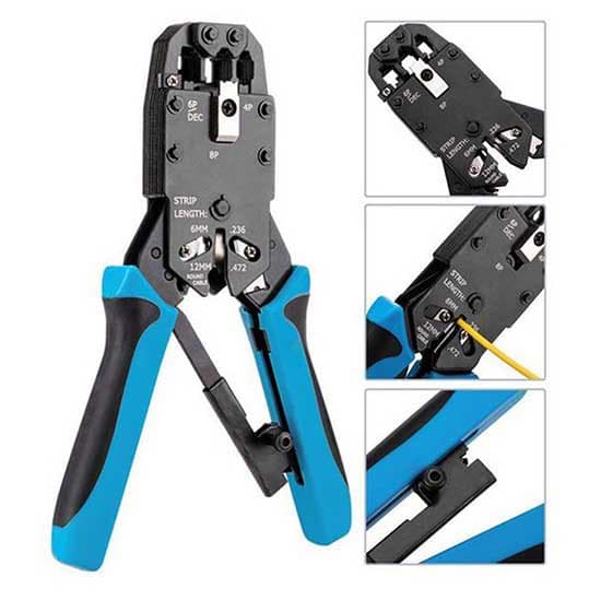 Equip Profesional Rj11/rj12/rj45 Krimpværktøj Blå