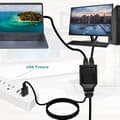 Miniatyrbild 2 av 6: Ethernet-splitter med USB 1xHona till 2xHona