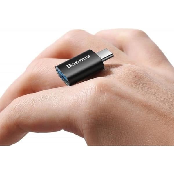 Baseus Ingenuity Series Mini OTG-adapter USB-C till USB 3.1 Svart