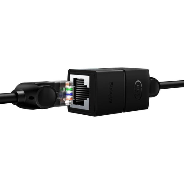 AirJoy LAN Ethernet RJ-45 verkkokaapelin liitin, musta