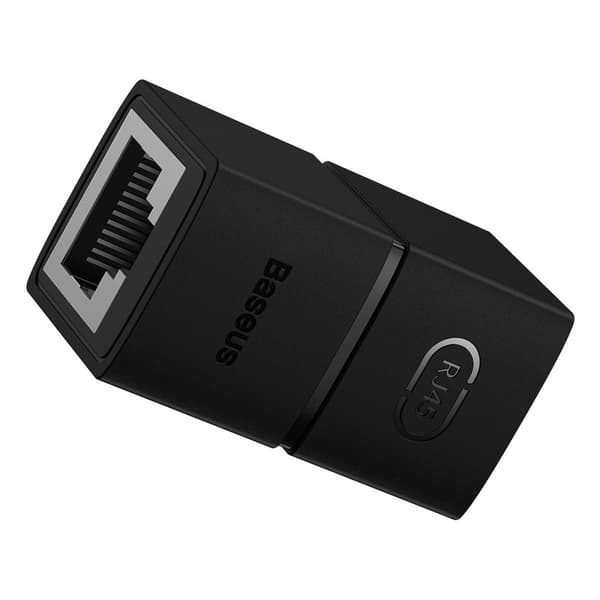AirJoy LAN Ethernet RJ-45 verkkokaapelin liitin, musta