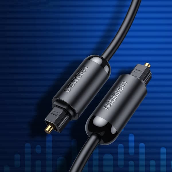 Kaapeli optinen audio digitaalinen optinen kuitu Toslink SPDIF -kaapeli 1,5 m harmaa