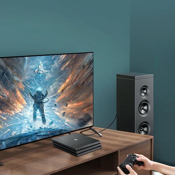 Kaapeli optinen audio digitaalinen optinen kuitu Toslink SPDIF -kaapeli 1,5 m harmaa