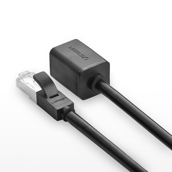 FTP Ethernet parsnoet forlængerkabel RJ45 Cat 6 1000 Mbps 2m sort