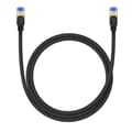 Miniatyrbillede 1 af 6: Hurtigt RJ45 kat.7 10 Gbps LAN netværkskabel, flettet, 1m, sort