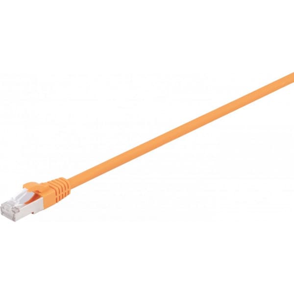 Fuj:tech CAT6A S/FTP nätverkskabel, 20 m, orange