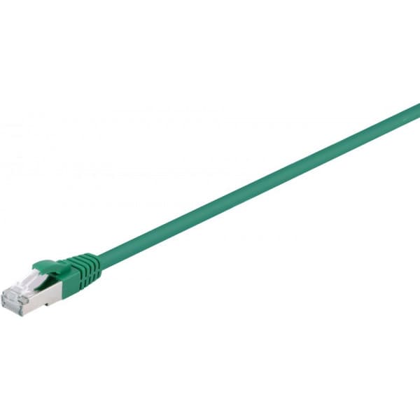 Fuj:tech CAT6A S/FTP nätverkskabel, 5 m, grön