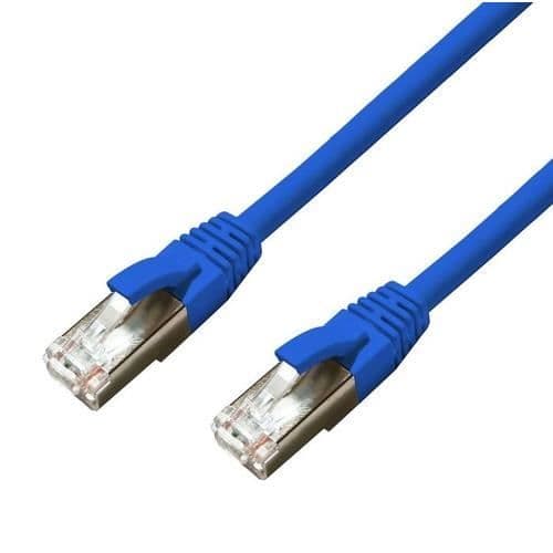 Microconnect MC-SFTP6A03B 3m Cat6a S/FTP (S-STP) nätverkskabel - blå - RJ-45-kontakt