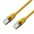 Miniatyrbild 1 av 3: Microconnect MC-SFTP6A015Y gul 1,5 m Cat6a S/FTP (S-STP) nätverkskabel med skärskydd
