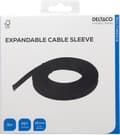 Miniatyrbilde 2 av 2: Nylon net cable tube OD12 mm, 5 m, black