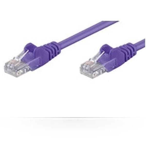 CAT5e UTP nätverkskabel - Microconnect - 0,5m - Lila