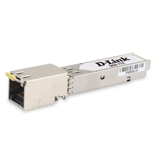 Modul SFP-sändare - D-Link - DGS-712 - 1000 Mbit/s - Grå - Anslutningskabel