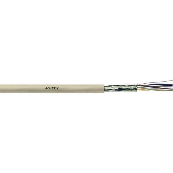 LAPP 1591301-100 Telefonkabel J-Y(ST)Y 2 x 2 x 0,60 mm grå 100 m