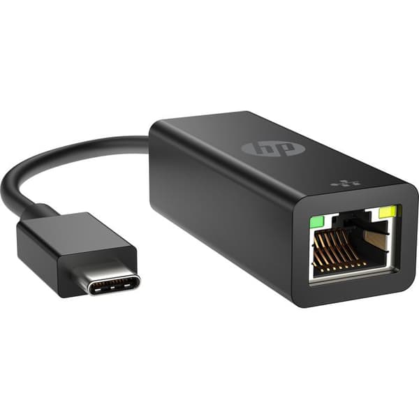 HP USB-C till RJ45-adapter Svart