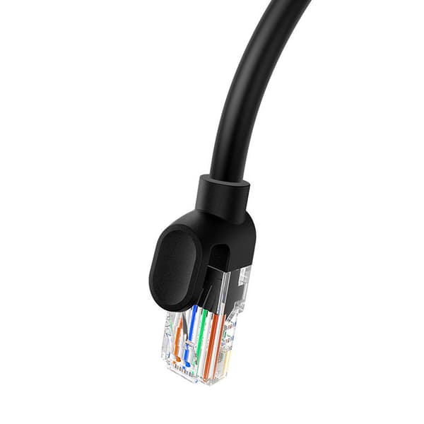 Baseus Ethernet CAT5, 5m nettverkskabel (svart)