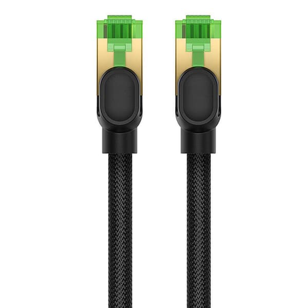 Flettet netværkskabel kat.8 Baseus Ethernet RJ45, 40Gbps, 15m (sort)