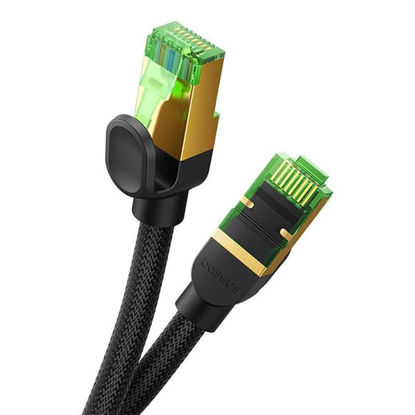 Flettet netværkskabel kat.8 Baseus Ethernet RJ45, 40Gbps, 15m (sort)