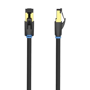 Nätverkskabel CAT8 SFTP-ventil IKABL RJ45 Ethernet 40Gbps 10m Svart