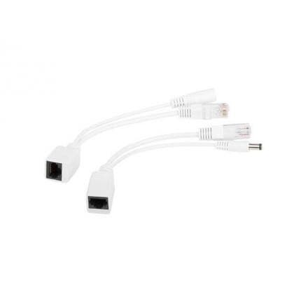NET poe adapter kabel kit/pp12-poe-0.15m-w, Gembird