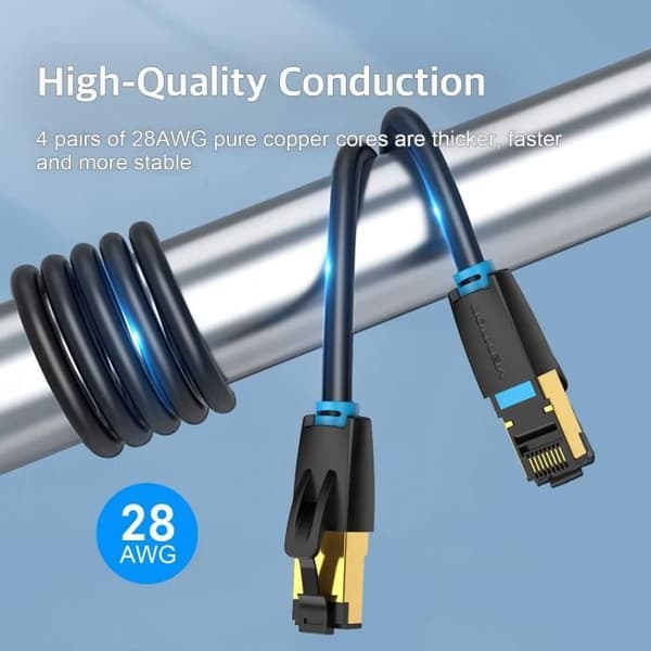 Vention Cat 8 40Gbps 15m höghastighetsSFTP Ethernet-kabel