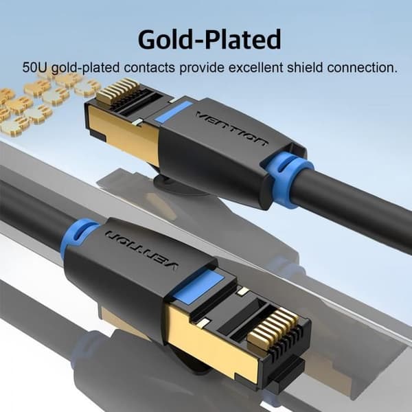 Vention Cat 8 40Gbps 15m höghastighetsSFTP Ethernet-kabel