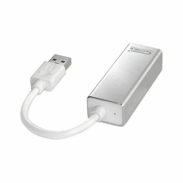 USB-C- RJ45 verkkoadapteri NANOCABLE USB 3.0/RJ-45, 0.15m