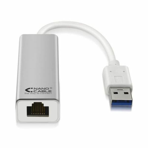 USB-C- RJ45 verkkoadapteri NANOCABLE USB 3.0/RJ-45, 0.15m