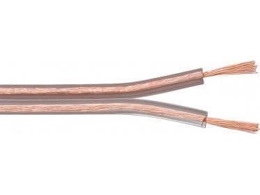 Goobay Kabel Høyttalerkabel Transparent CCA - Kabellengde 25 m