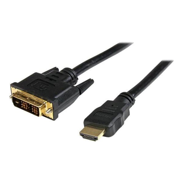 HDMI till DVI-D adapterkabel - STARTECH.COM - 1,8m - Svart