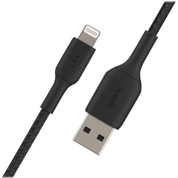 BELKIN - kabel - Flätad kabel Lght USBA 2M svart